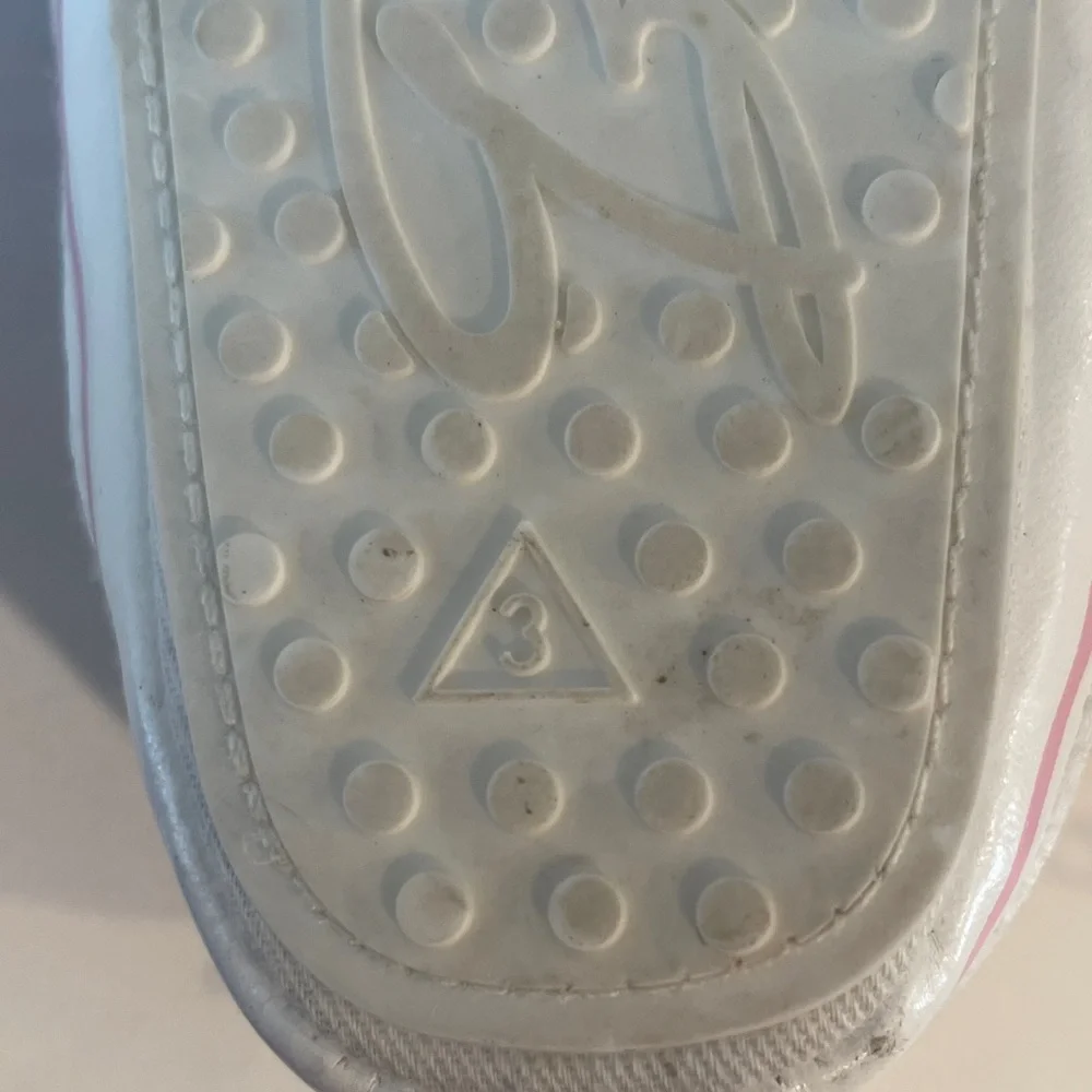 White and Pink Kids Shoes